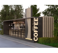 Container cafe 1 tầng