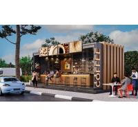 Container cafe 1 tầng