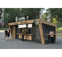 Container cafe 1 tầng