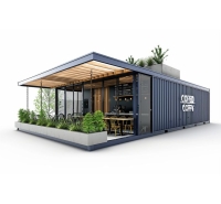Container cafe 1 tầng