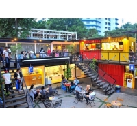 Container cafe 2 tầng