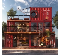 Container cafe 2 tầng