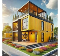 Container cafe 2 tầng