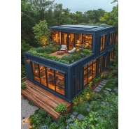 Container cafe 2 tầng