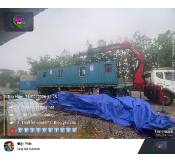 Hoàn Tất Container 40ft Văn Phòng Bù Gia Mập 2026