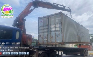 Cho thuê container tại KCN Nam Cam Ranh | Container văn phòng, 20, 40, 40ft, 40HC, cũ