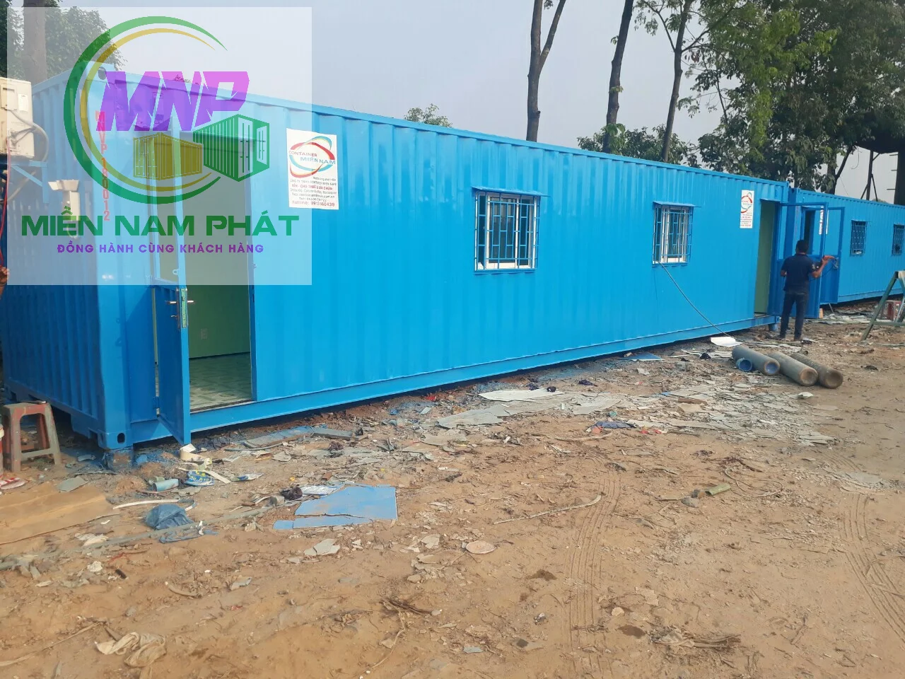 Cho thuê container văn phòng 20ft tại An Dương Hải Phòng - container văn phòng giá tốt