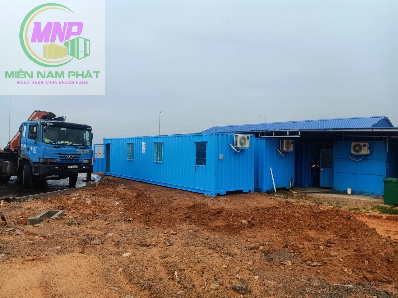 Container văn phòng cho thuê tại Khu công nghiệp Nam Thuận Long An