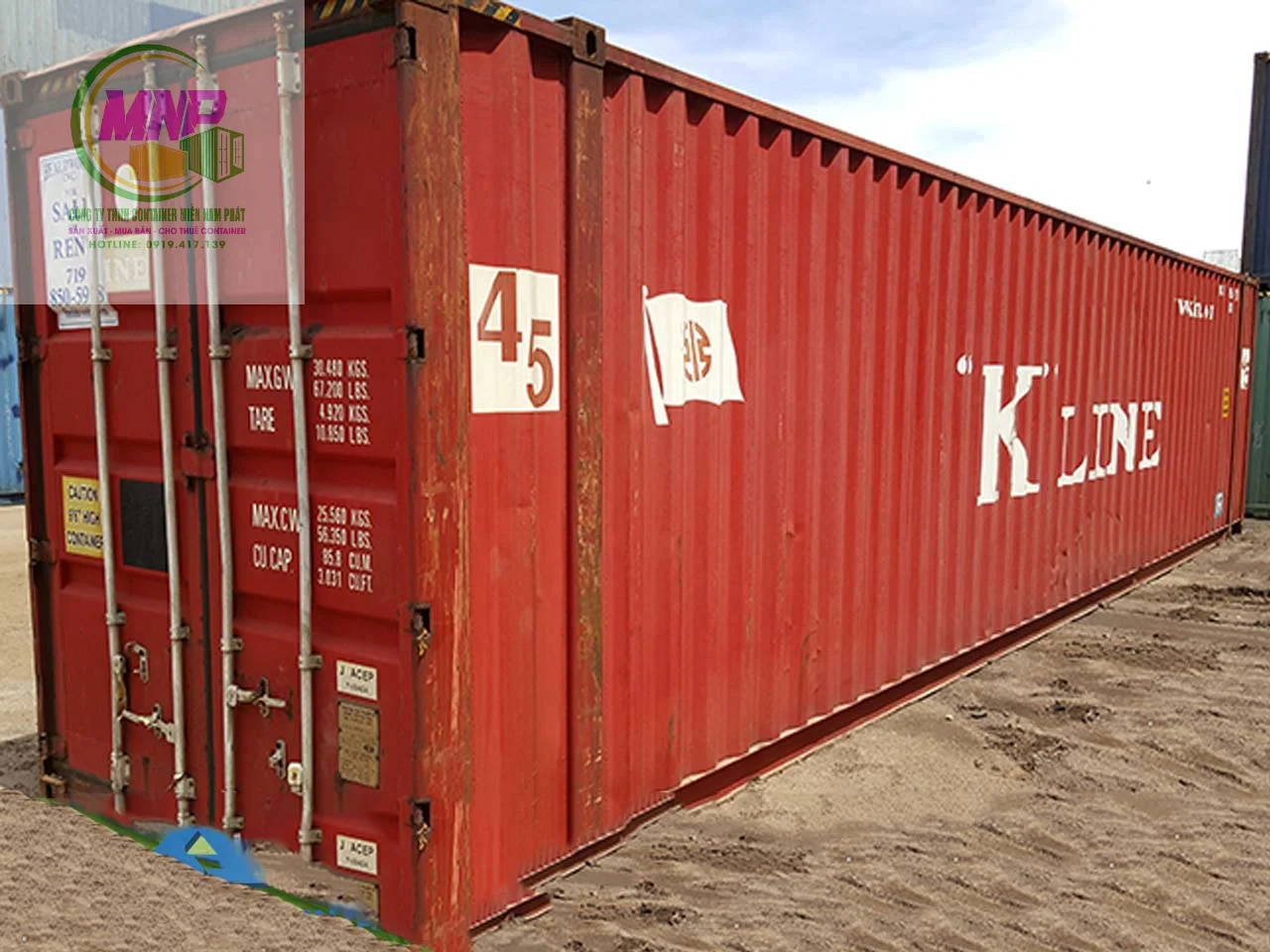 Container kho 20ft cho thuê tại KCN Vinhomes Cần Giờ