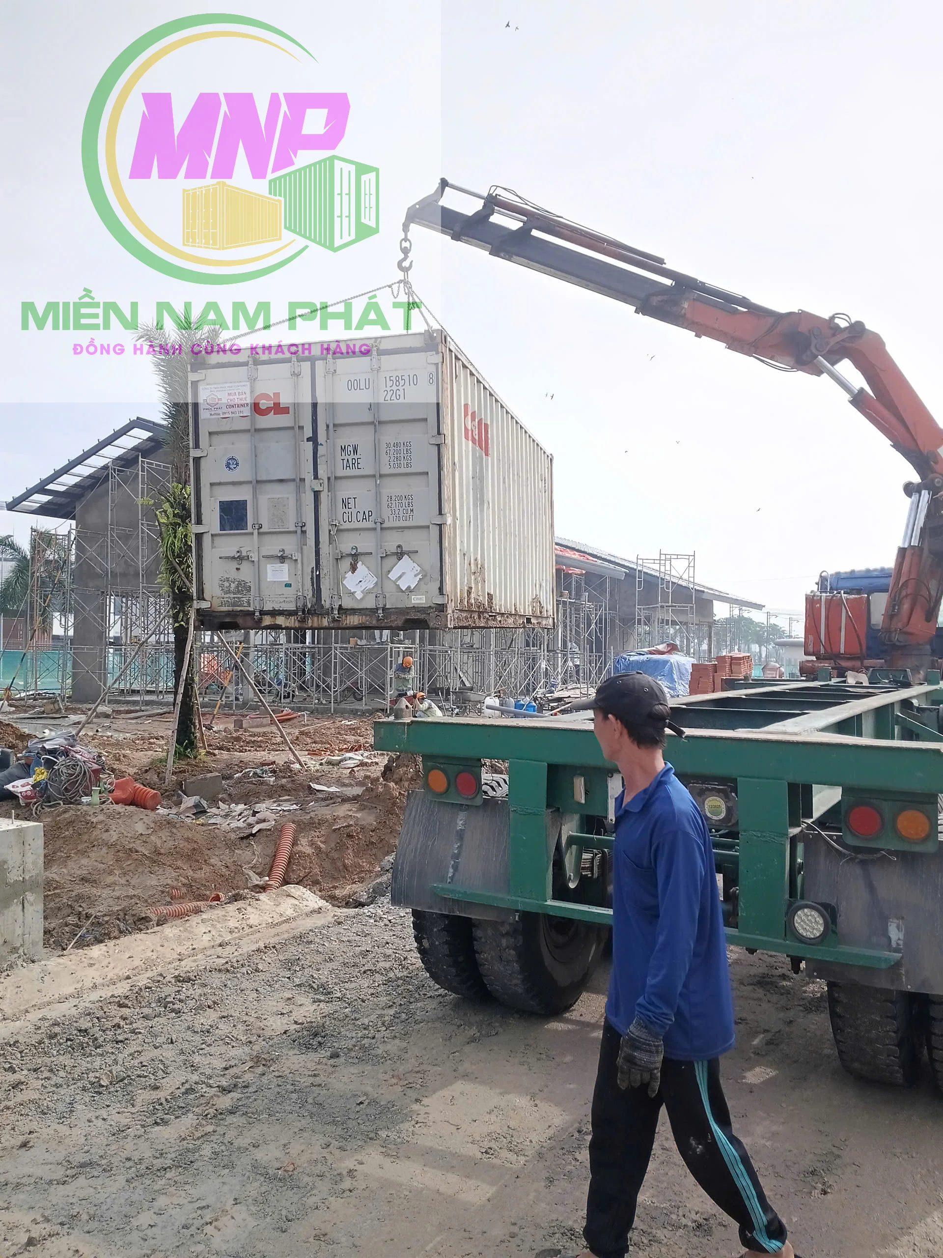 Container kho cho thuê tại Khu công nghiệp Cảng Quốc tế Long An