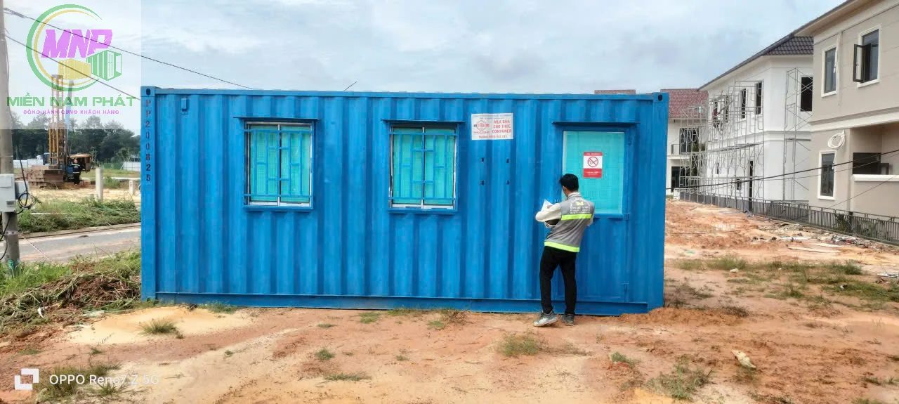 Container văn phòng cho thuê tại Khu đô thị Hồ Gươm Xanh – Thuận An