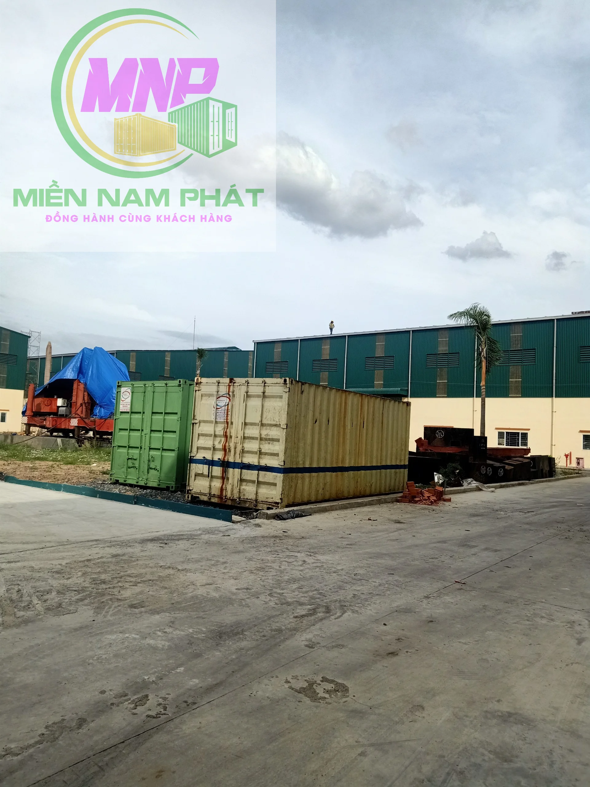 Container kho 40 feet tại khu công nghiệp VSIP III Bình Dương