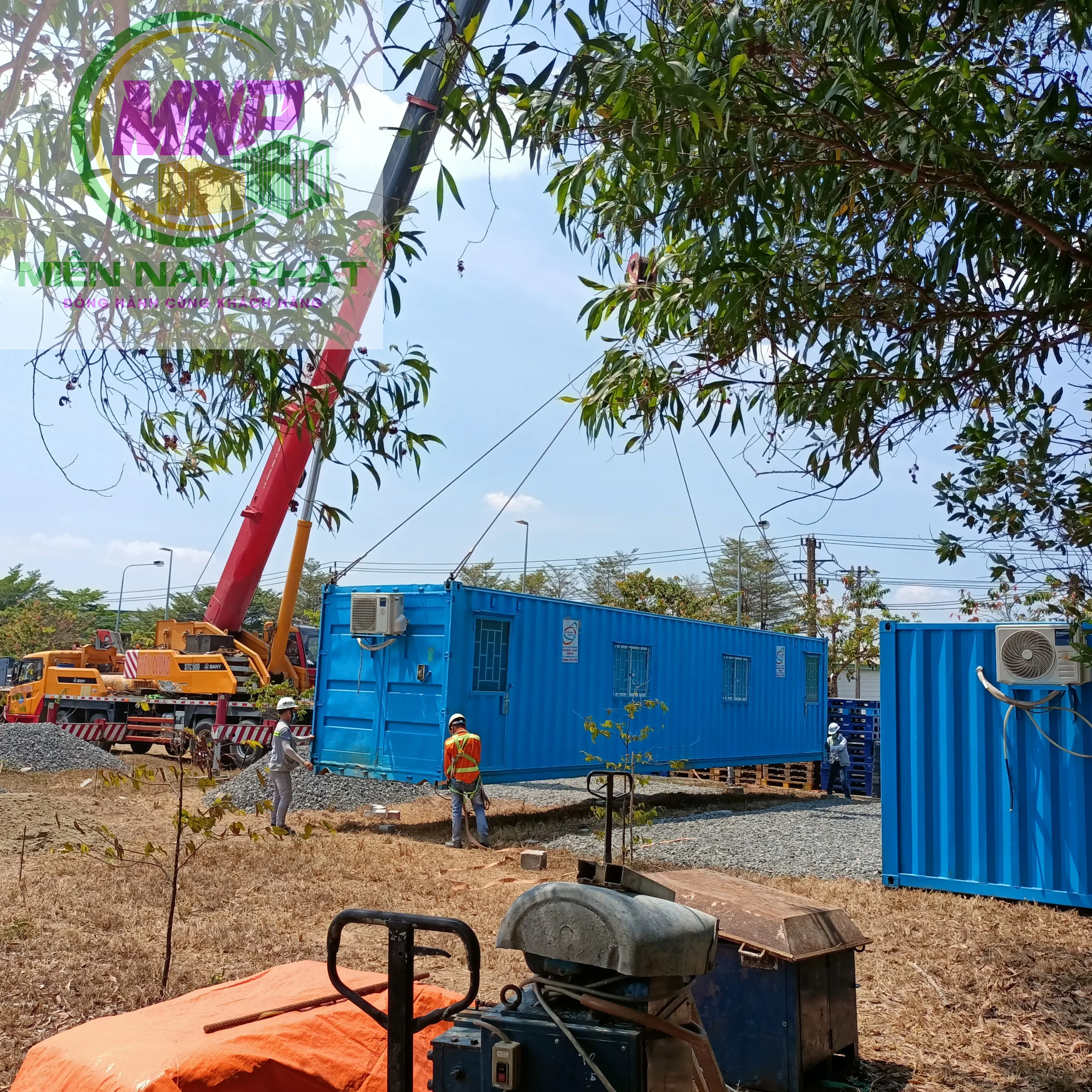 Container kho cho thuê tại Khu đô thị Hồ Gươm Xanh – Thuận An