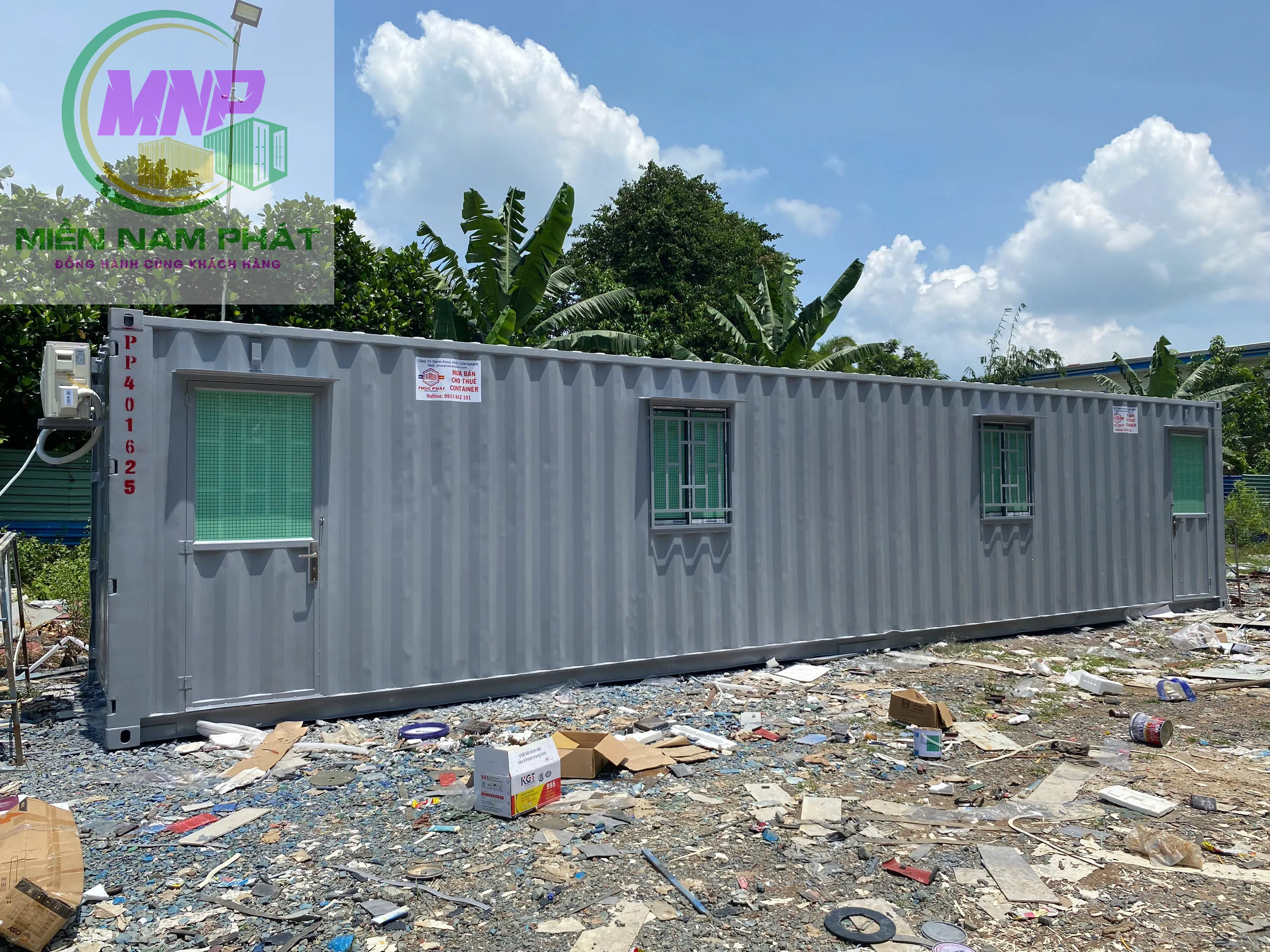 Container văn phòng tại khu công nghiệp Đức Hòa Long An