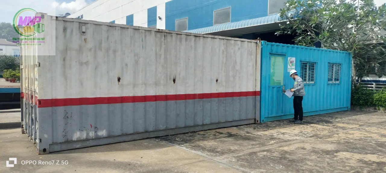 Container kho 40 feet cho thuê tại KCN Tân Bửu Long An