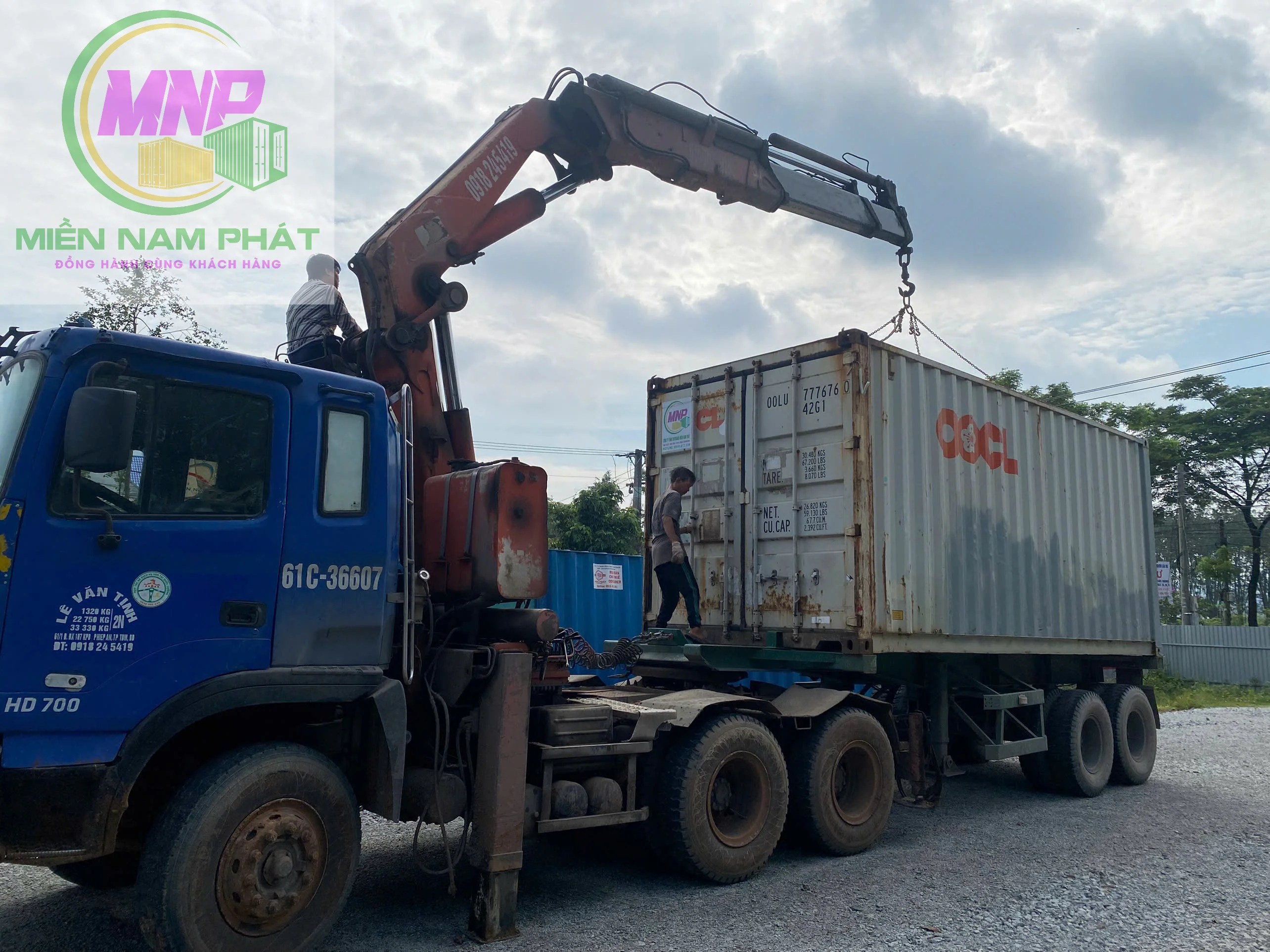 Container kho phục vụ thi công sân bay Long Thành