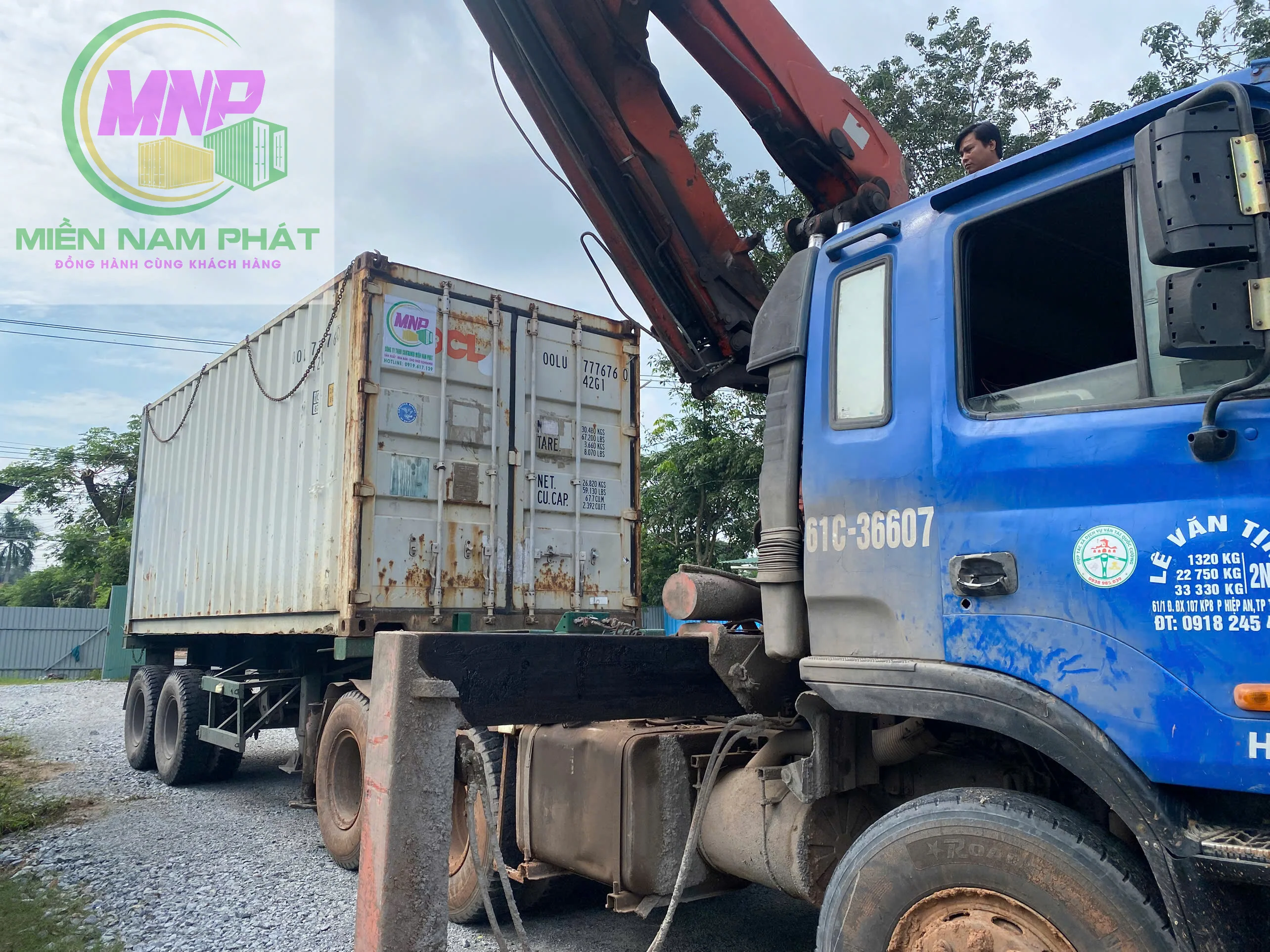 Container kho cho thuê tại Khu công nghiệp Cầu cảng Phước Đông