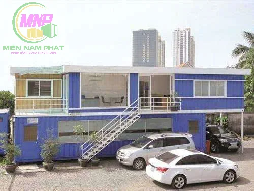 Toàn cảnh KCN Tam Lập – Bình Dương với container kho và văn phòng