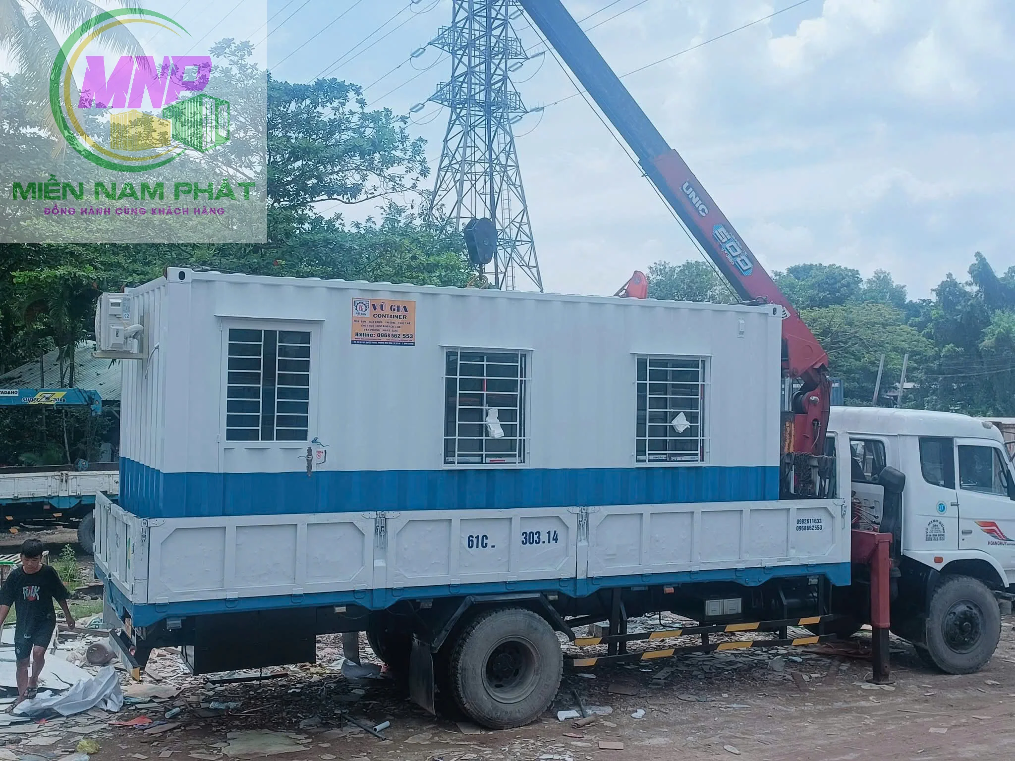 Container văn phòng cho thuê tại KCN Tân Uyên 3