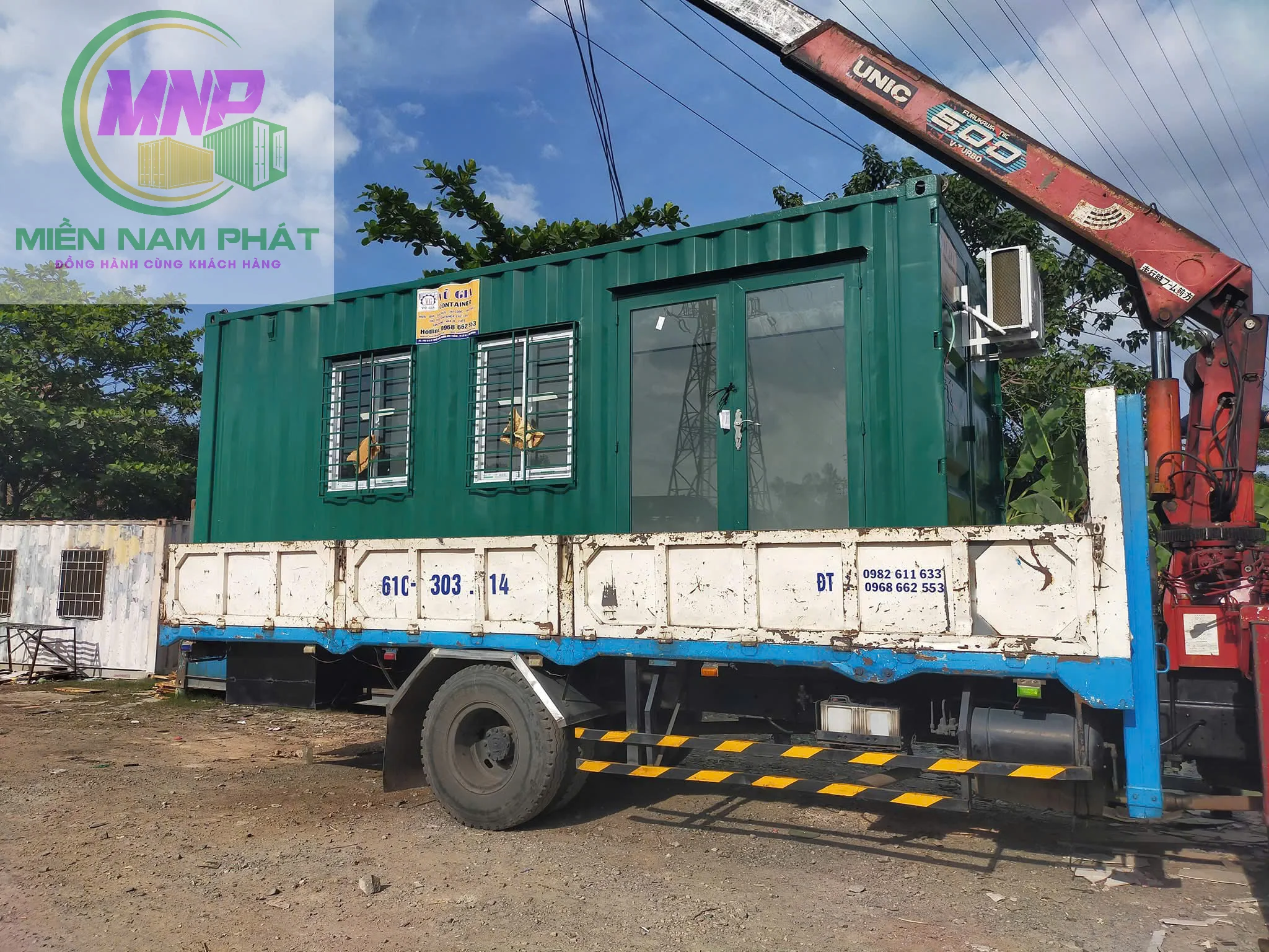 Container kho 40 feet cho thuê tại Khu công nghiệp Hải Sơn Long An