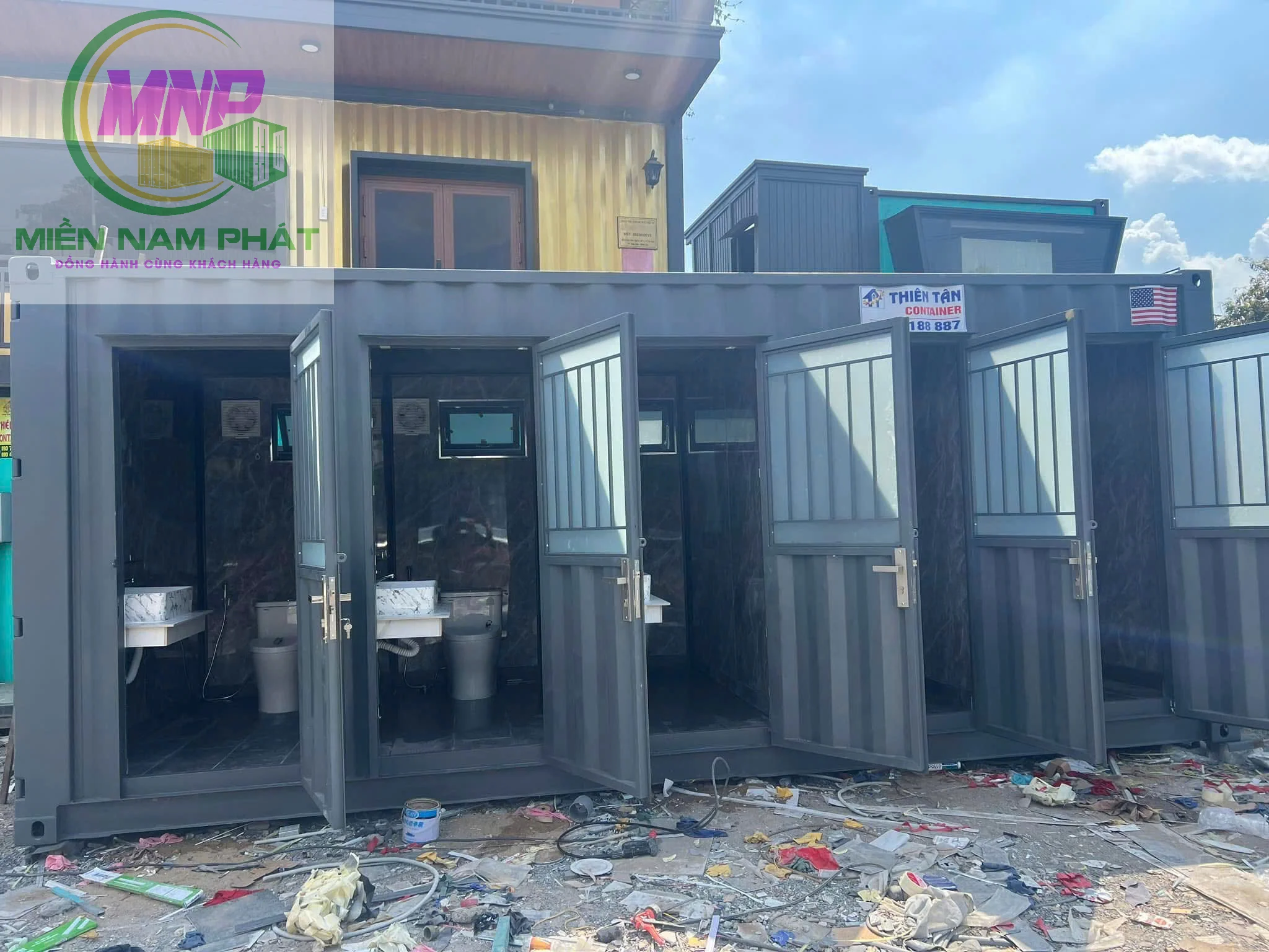 Container 20ft cho thuê tại kcn Mỹ Thanh - Sóc Trăng