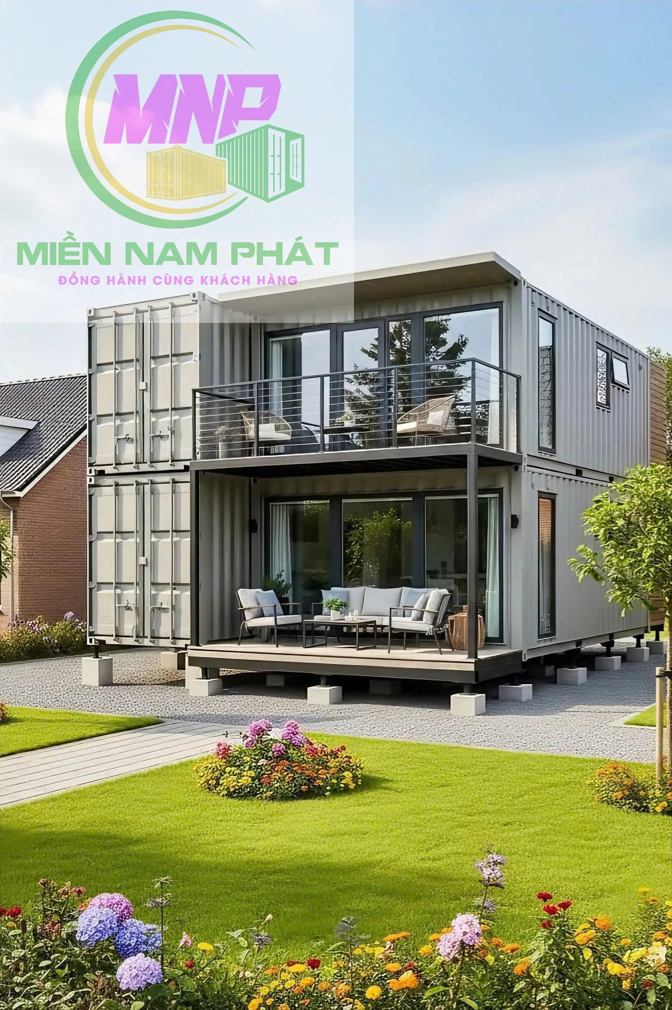 Thuê container văn phòng tại Cần Giờ cho công trình ven biển