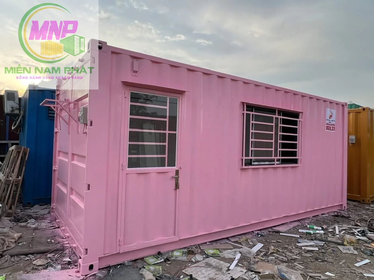 Cho thuê container văn phòng tại Phú Mỹ BRVT - container văn phòng 20ft 40ft