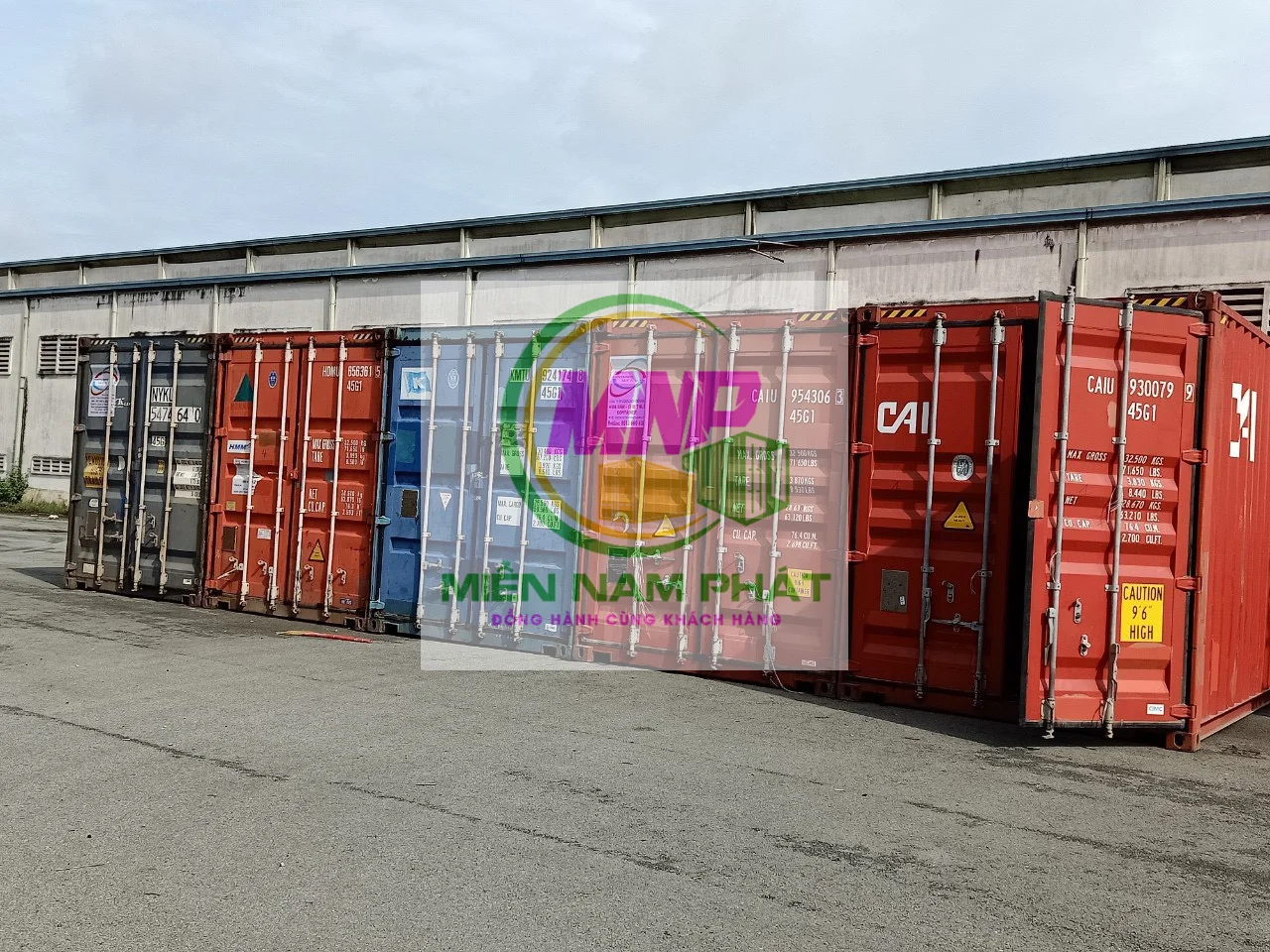 Cho thuê container 40HC tại Gò Công - container 40 high cube