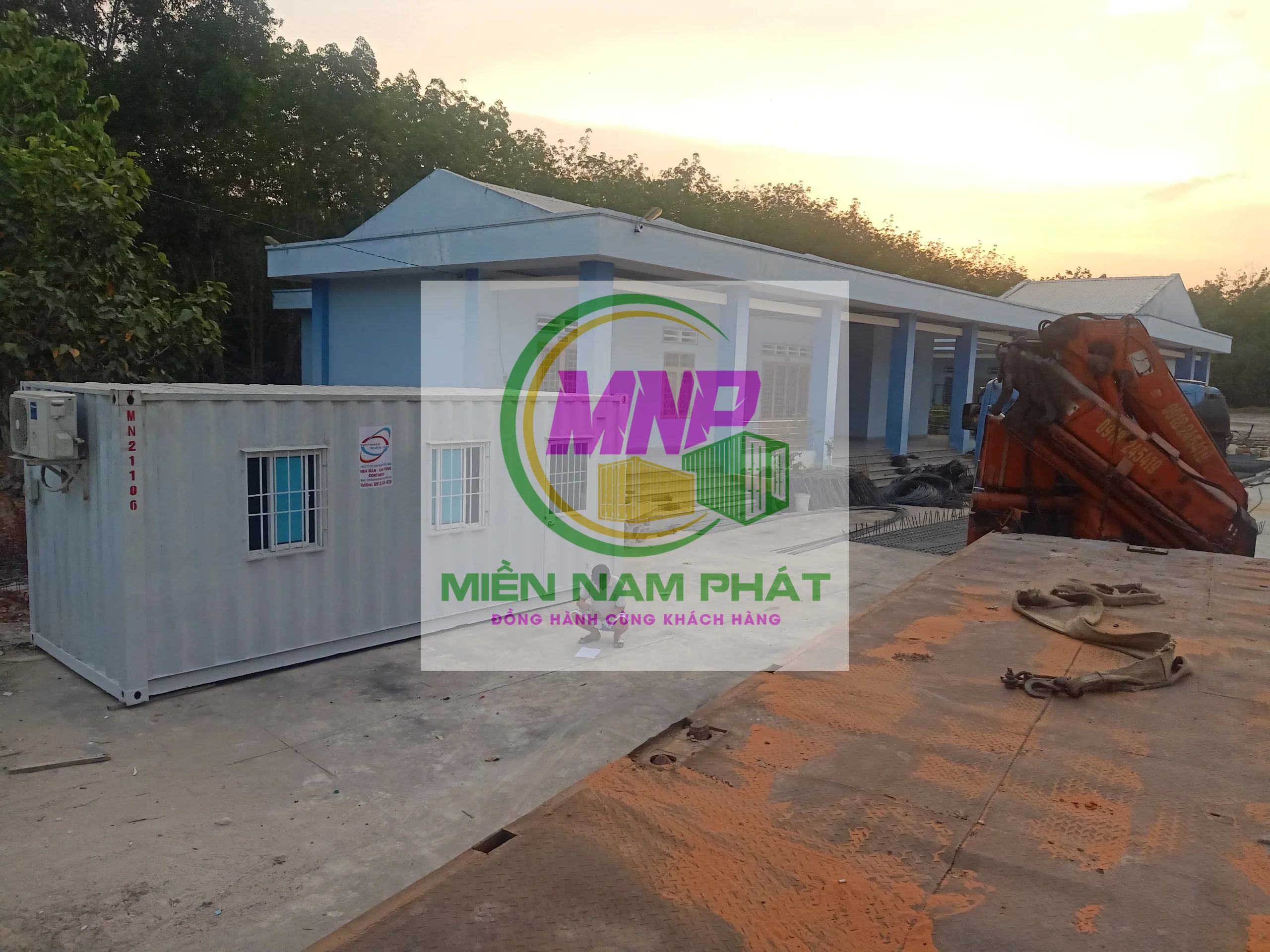 Container 40 feet Long Hồ Vĩnh Long - container 40ft kho và văn phòng