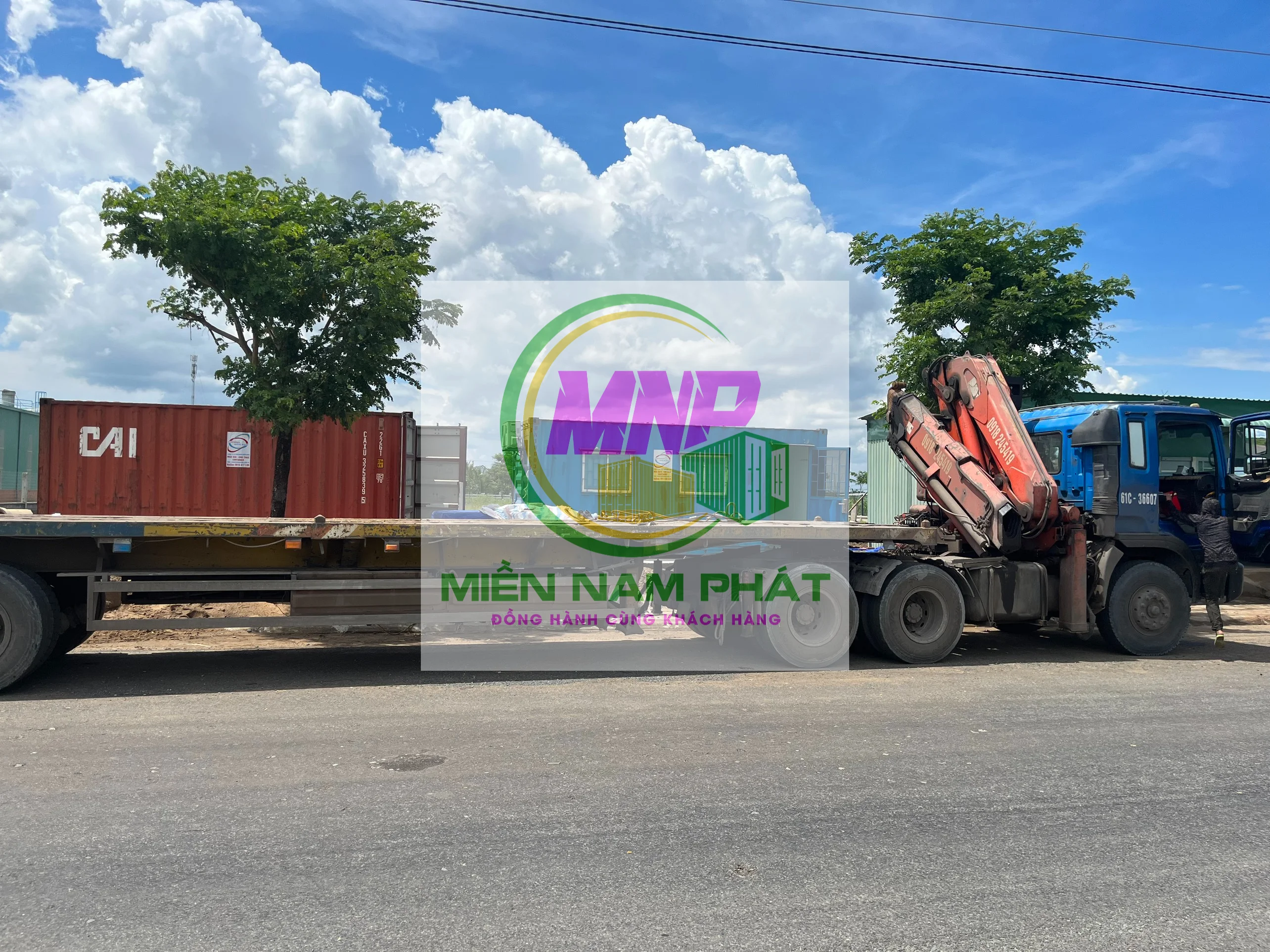 Container 40 feet tại Càng Long Trà Vinh - container kho 40ft