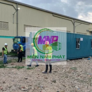 Container văn phòng tại Long Thành dùng làm văn phòng điều hành công trường