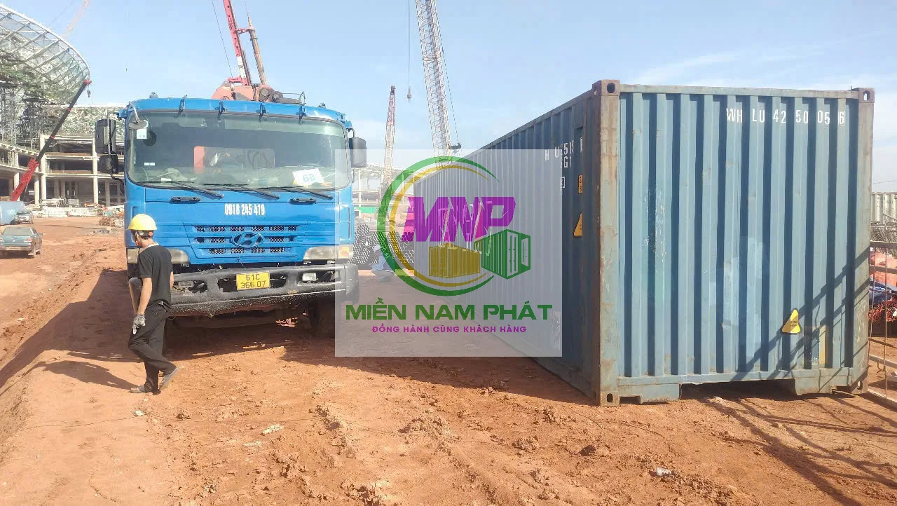 Container 40HC cao tại Châu Thành Bến Tre - container cao