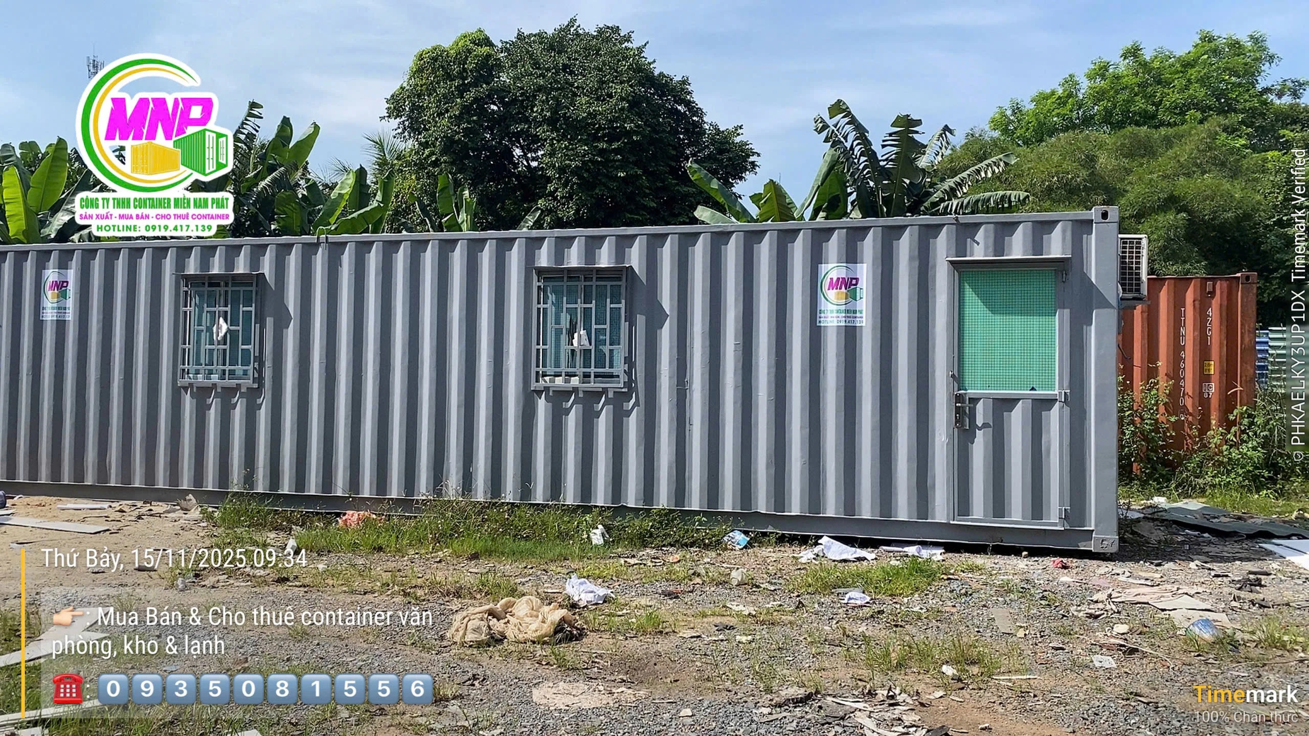 Cho thuê container kho, container văn phòng, container 40HC tại địa phương