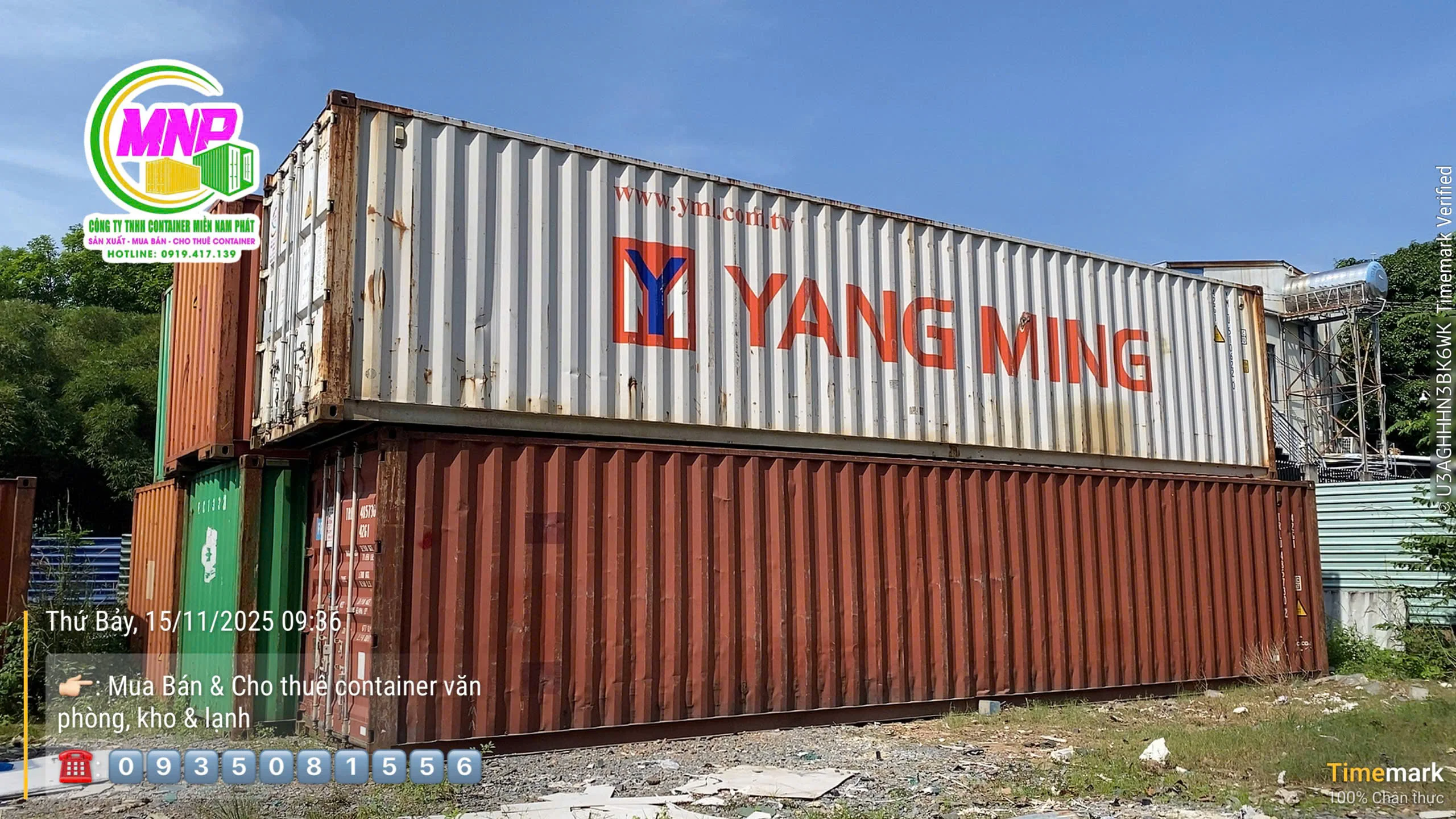 Thuê container kho 20ft 40ft tại Trảng Bàng Tây Ninh