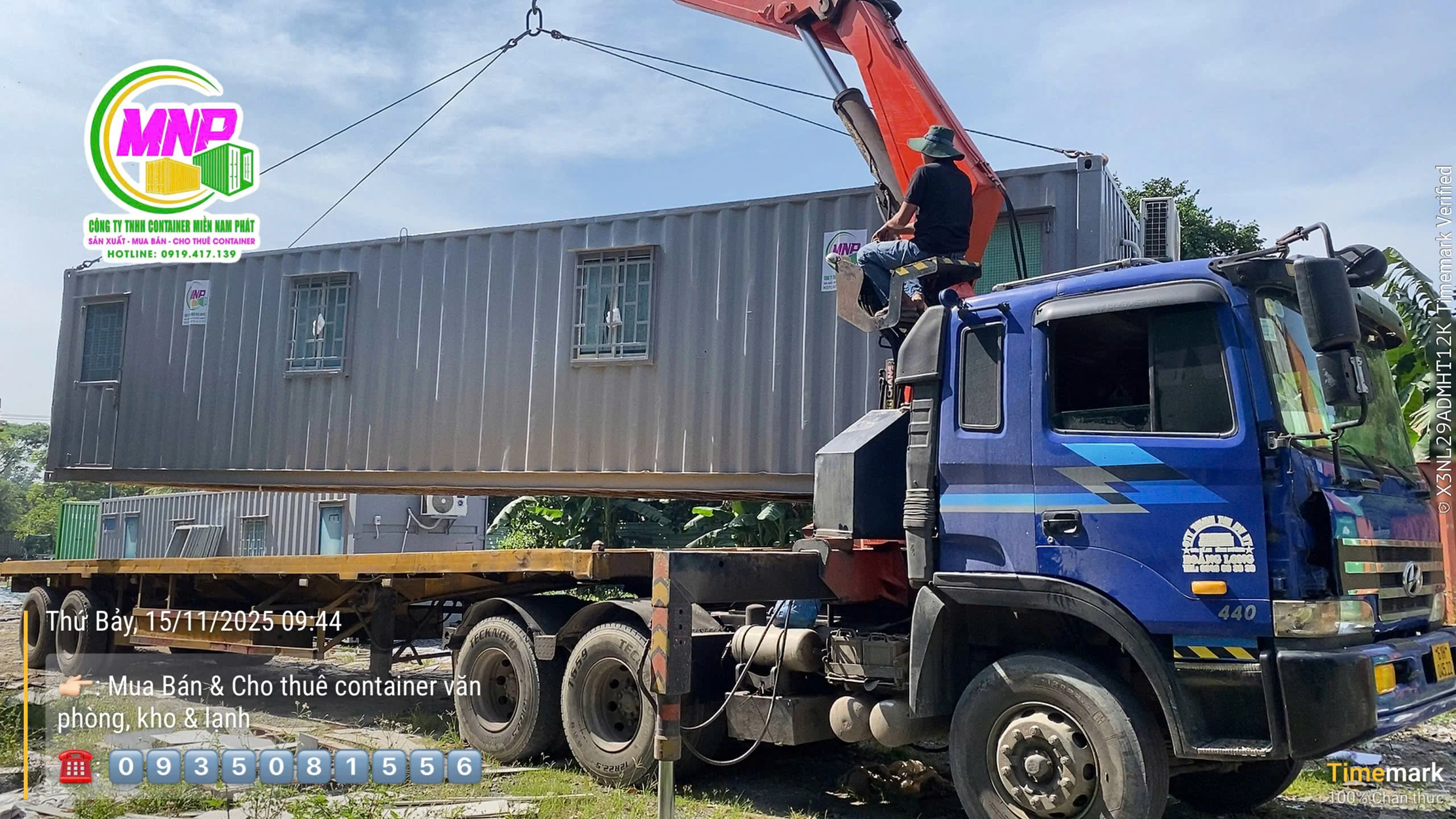 Cho thuê container 40HC Ba Vì Hà Nội - container cao 40 feet HC