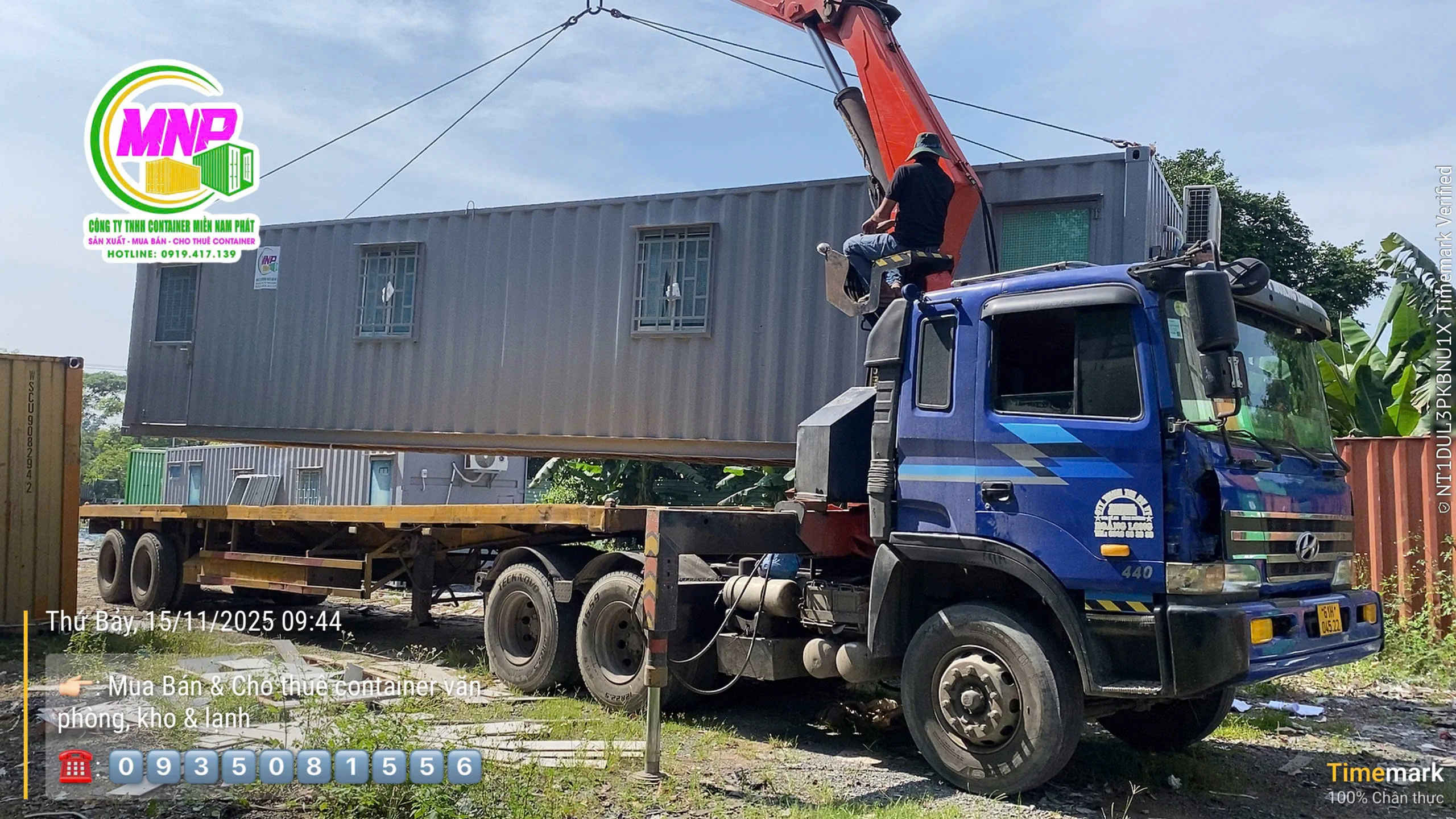Container lạnh cho thuê tại khu công nghiệp Protrade Bình Dương