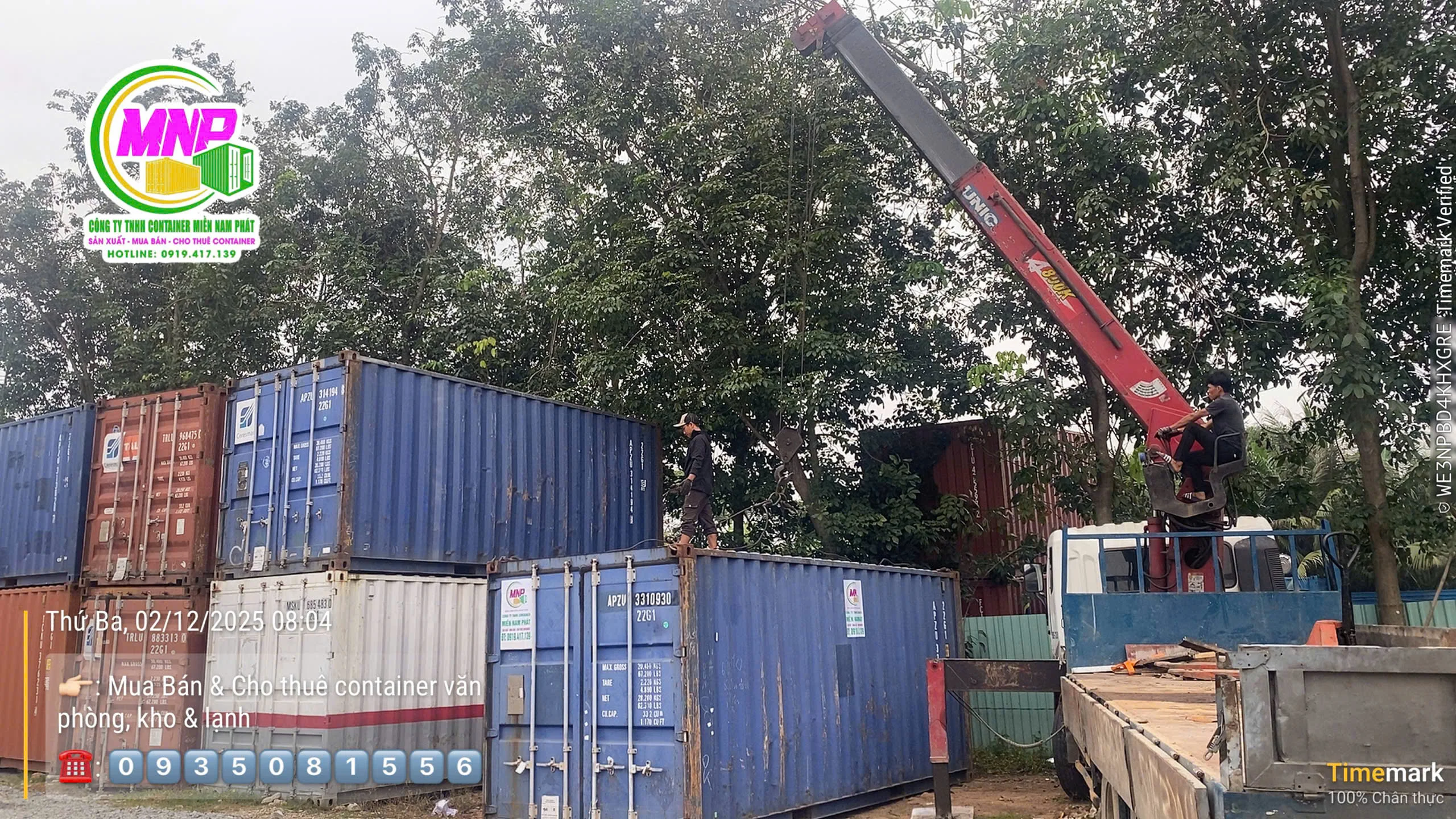 Dịch vụ cho thuê container và vận chuyển container toàn quốc