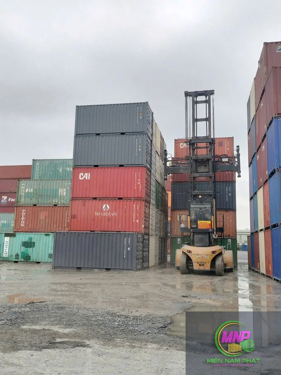 Sau triển khai: cụm container kho trung gian giúp vận hành ổn định và linh hoạt theo giai đoạn tại Long An